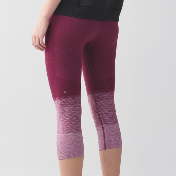 lululemon athletica Pants - 🍋 Lululemon ombré Seamlessly Street Crop Sz. 4